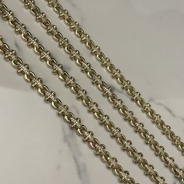 İthal Taş Detaylı Tasarım Zincir Bileklik Elara