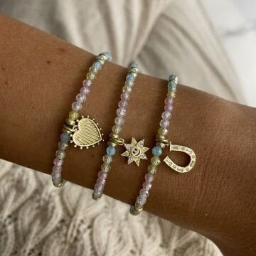 925 Ayar Gümüş İthal Morganite Taşlı Tasarım Bileklik