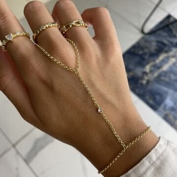 925 Ayar Gümüş İthal Taş Detaylı Şahmeran İlayda