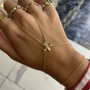 925 Ayar Gümüş İthal Fransız Zambağı Şahmeran Zambak