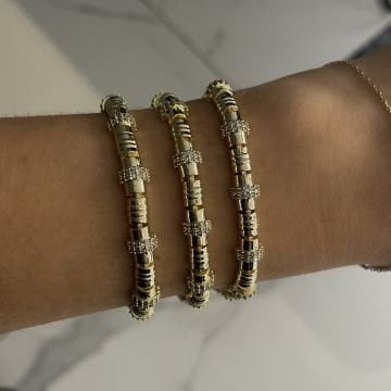 Baget Taşlı Trend Tasarım Bileklik Roxy