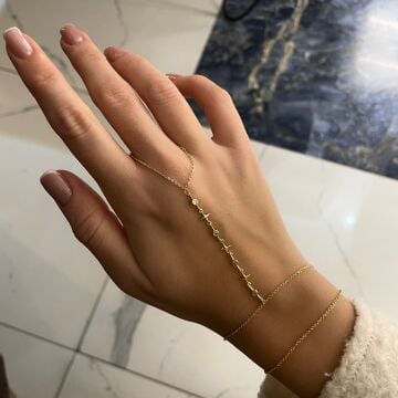 İthal Taşlı Minimal Kutup Yıldızlı Şahmeran