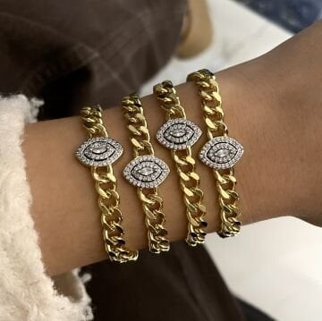 İthal Pırlanta Modeli Tasarım  Bileklik Eloria