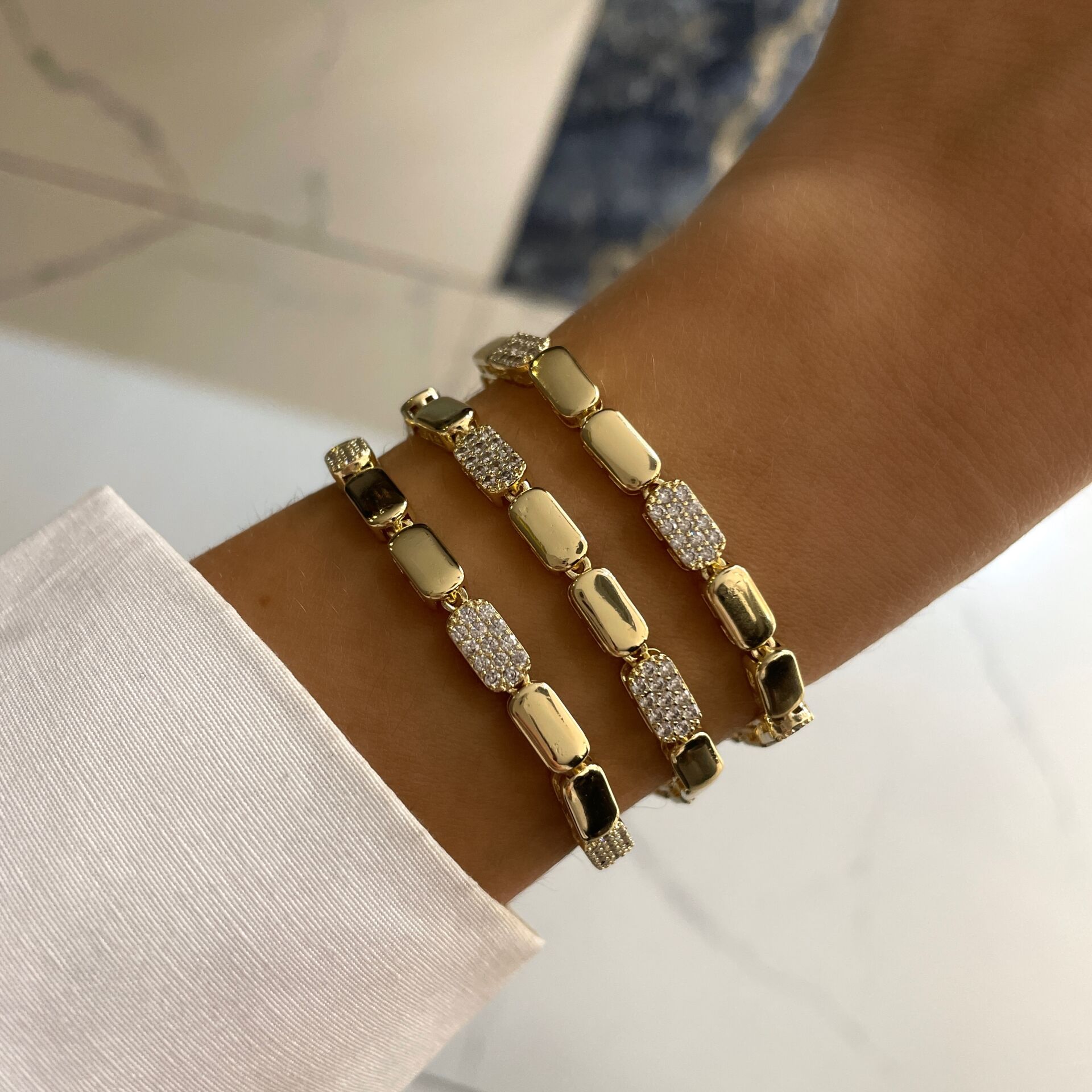 İthal Taş Detaylı Tasarım Bileklik