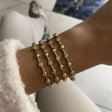 İthal Taş Detaylı Tasarım Bileklik