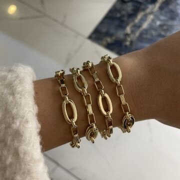 İthal Zincir Bileklik