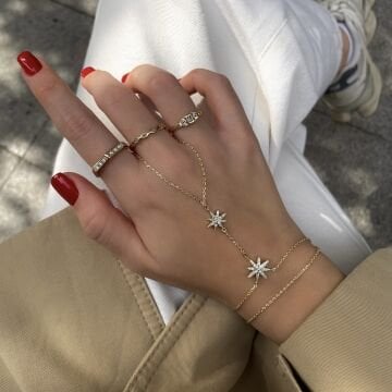 İthal Taşlı Kutup Yıldızlı Şahmeran Sirius