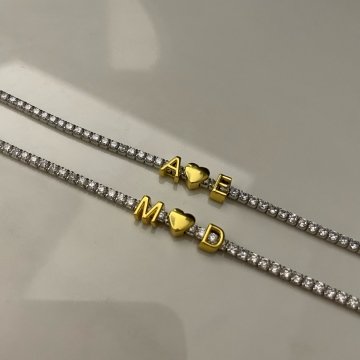 925 Ayar Gümüş Su Yolu Bileklik Olioli