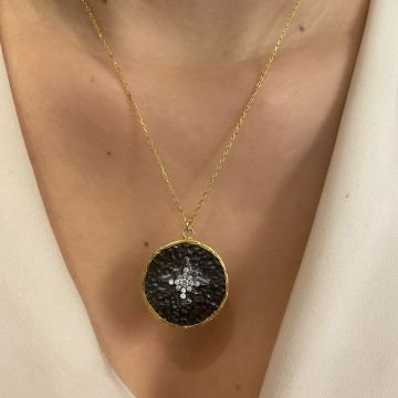 925 Ayar Gümüş İthal Otantik Tasarım Kolye Nostalgia