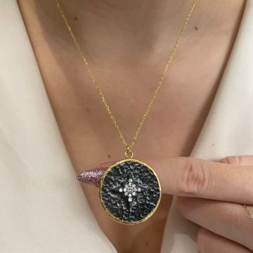925 Ayar Gümüş İthal Otantik Tasarım Kolye Nostalgia