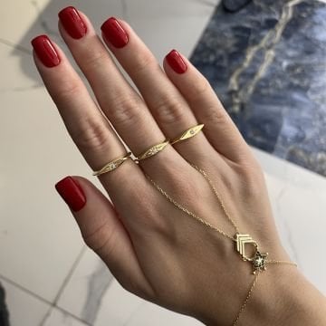 925 Ayar Gümüş İthal Kutup Yıldızı Yüzük