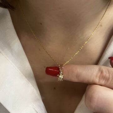 925 Ayar Gümüş Figürlü Minimal Kolye