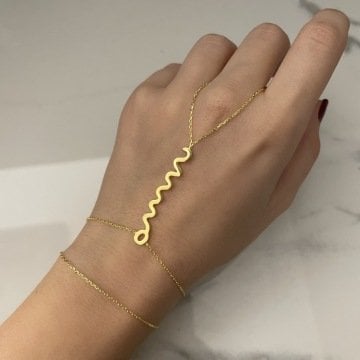 925 Ayar Gümüş Şahmeran Wave