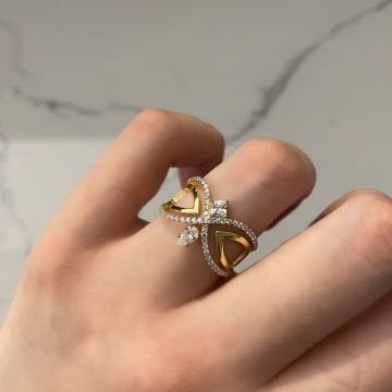 925 Ayar Gümüş Tasarım İthal Yüzük Patra