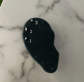 925 Ayar Gümüş Taşlı Piercing