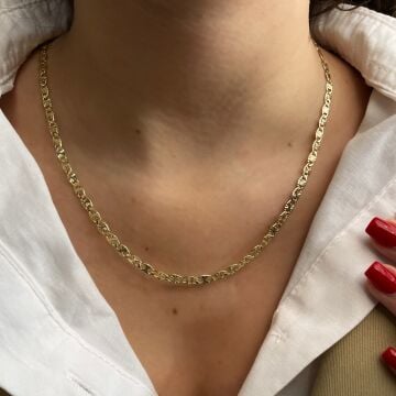 İthal Vintage Zincir Kolye