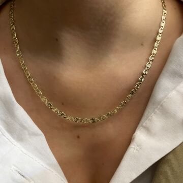 İthal Vintage Zincir Kolye