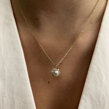 İthal Minimal İnci Kolye