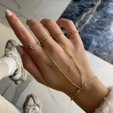 925 Ayar Gümüş İthal Taş Detaylı Şahmeran