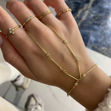 925 Ayar Gümüş İthal Taş Detaylı Şahmeran