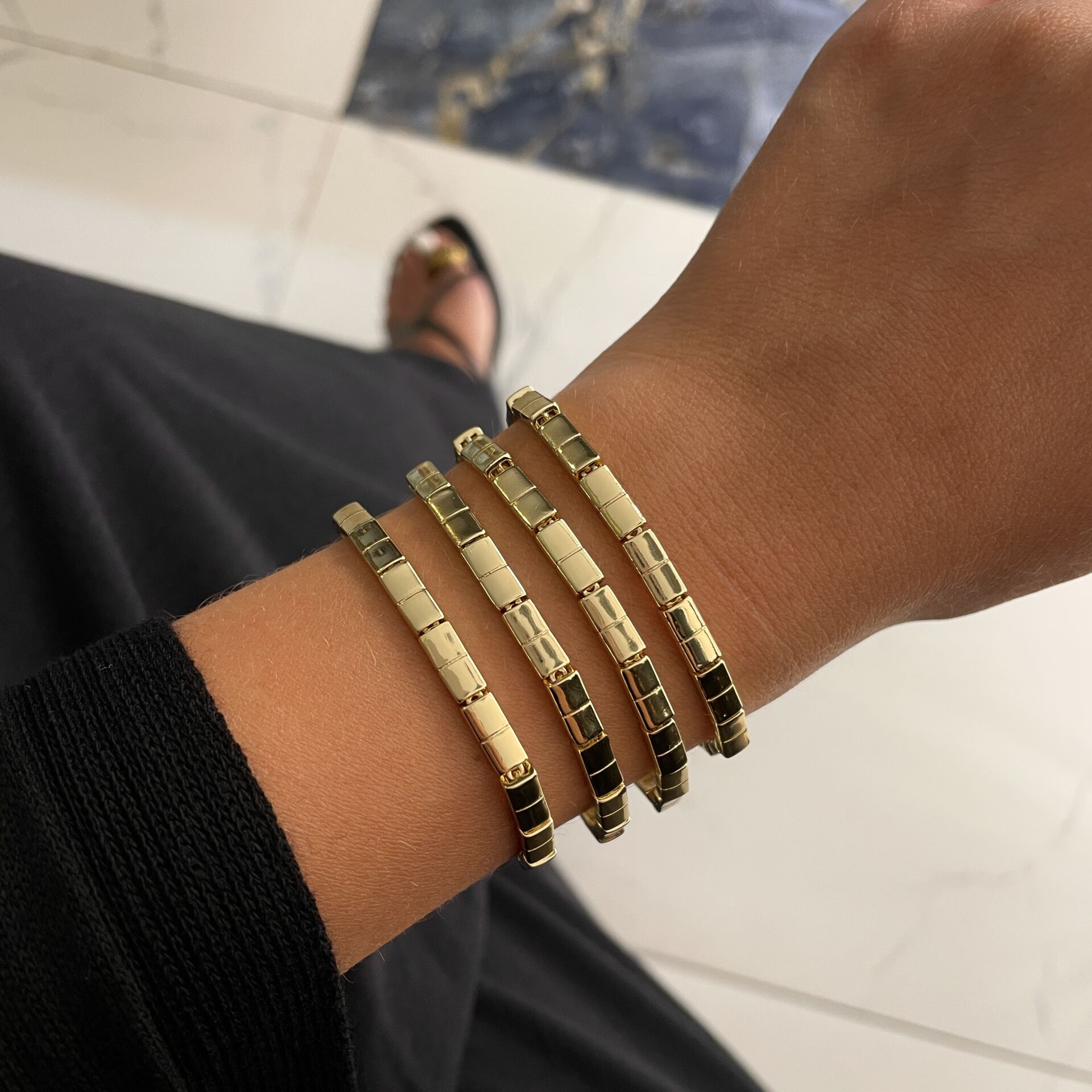 İthal Gold Tasarım Bileklik