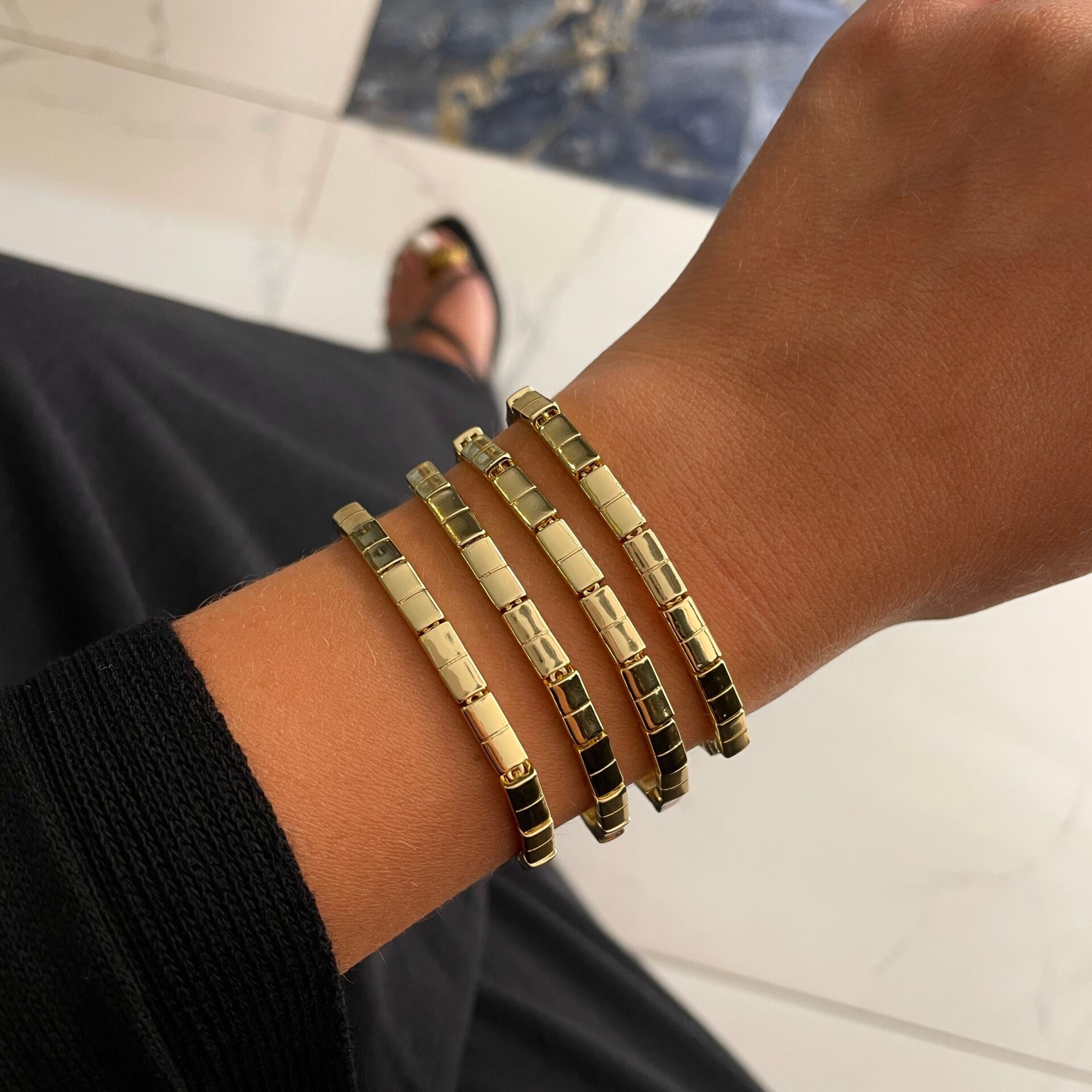 İthal Gold Tasarım Bileklik