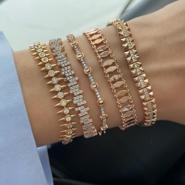 925 Ayar Gümüş Bileklik Sahara