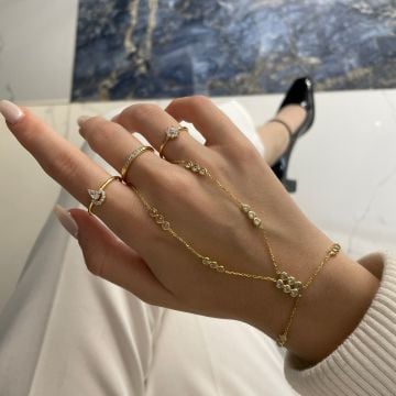 925 Ayar Gümüş Taşlı Şahmeran Paola