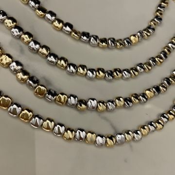 İki Renkli Tasarım Bileklik Silvie