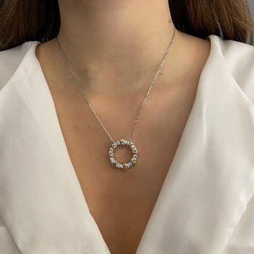 925 Ayar Gümüş Marka Model Kolye Olya