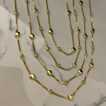 925 Ayar Gümüş İtalyan Tasarım Kolye Karol