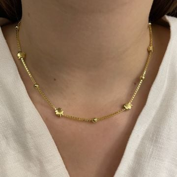 925 Ayar Gümüş İtalyan Tasarım Kolye Karol