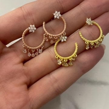 925 Ayar Gümüş Küpe Claudia
