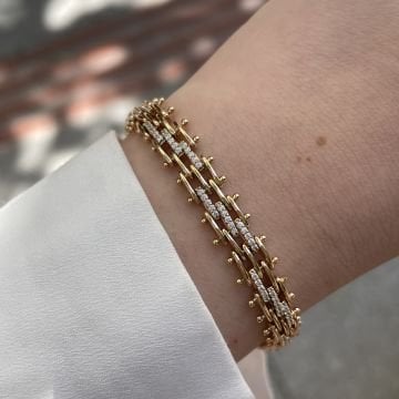 Taşlı Halat Model Bileklik