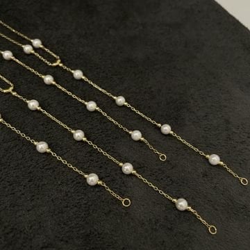 925 Ayar Gümüş İthal İnci Detaylı Y Kolye Billie