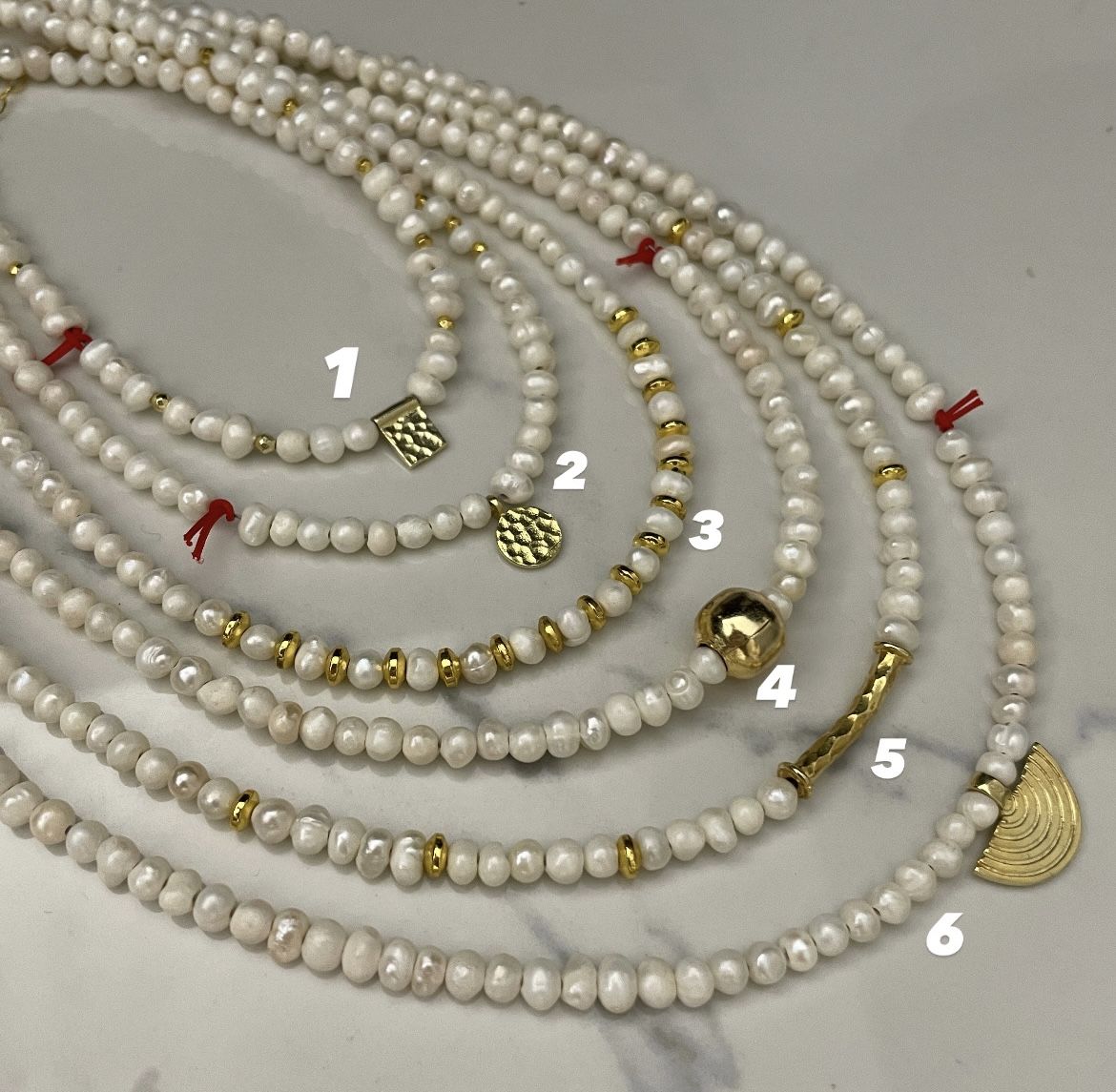 925 Ayar Gümüş Kum İncisi Tasarım Kolye Helia