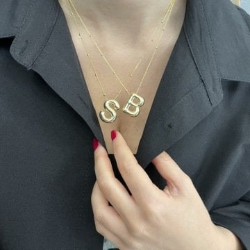 925 Ayar Gümüş Kolye Baloncuk