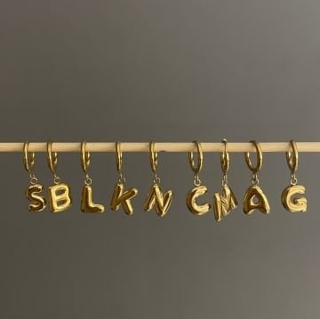 Balon Harf Küpe Baloncuk