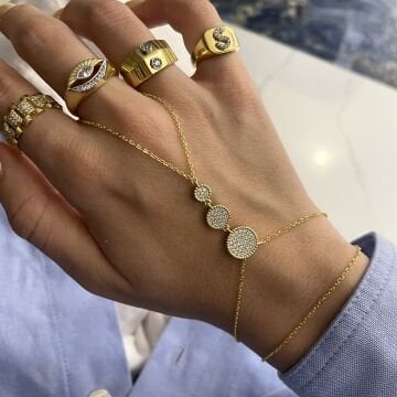 925 Ayar Gümüş İthal Taşlı Şahmeran Mai