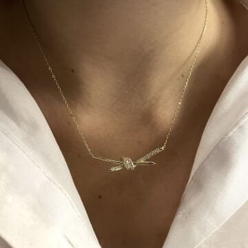 925 Ayar Gümüş İthal Taşlı Yılan Tasarım Kolye Snakes