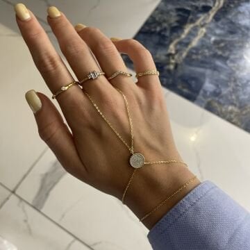 925 Ayar Gümüş İthal Taşlı Şahmeran