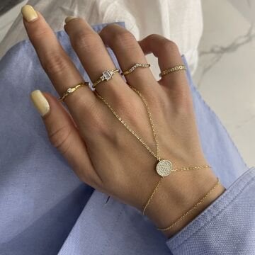 925 Ayar Gümüş İthal Taşlı Şahmeran