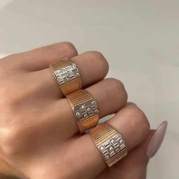 925 Ayar Gümüş Yüzük Cos