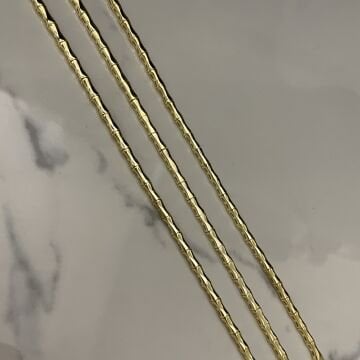 925 Ayar Gümüş İthal Gold Tasarım Bileklik Velia