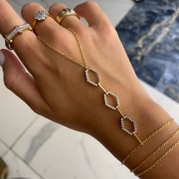 925 Ayar Gümüş İthal Tasarım Şahmeran Gemma