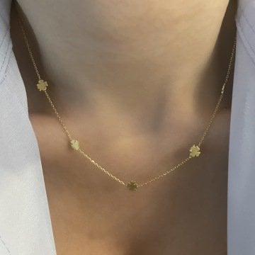 925 Ayar Gümüş Kolye Yoncalım