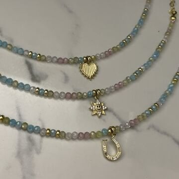 925 Ayar Gümüş İthal Morganite Taşlı Tasarım Bileklik