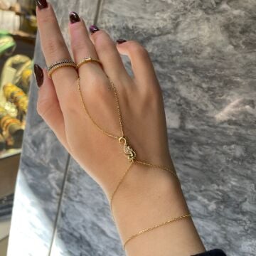 925 Ayar Gümüş Taşlı Deniz Atı Şahmeran Seahorse