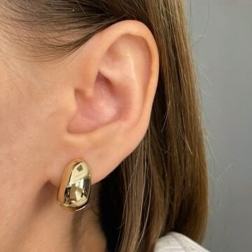 İthal Minimal Halka Küpe Nova