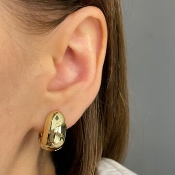 İthal Minimal Halka Küpe Nova